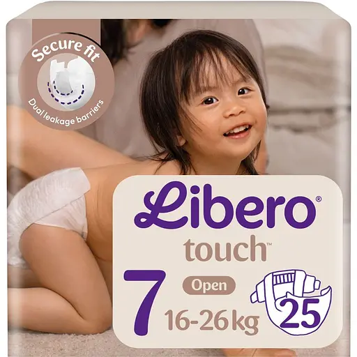 Підгузки Libero Touch 7 (16-26 кг) 25 шт.