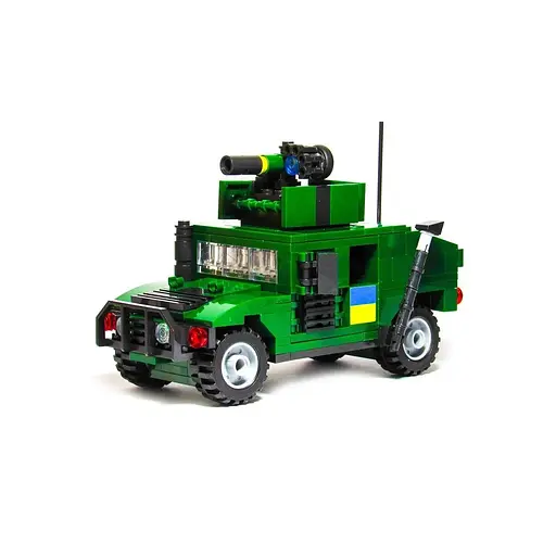 Конструктор Limo Toy ЗСУ машина, 268 деталей, конструктор Limo Toy військовий Hummer (KB 1108)