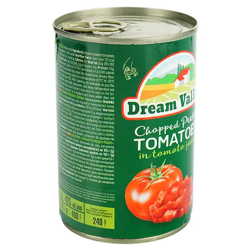 Томати очищені різані Dream Valley 400 г - фото 2