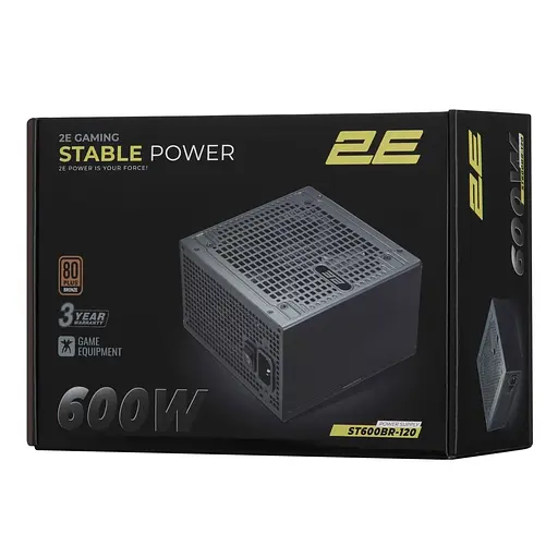 Блок живлення 2E GAMING Stable Power 600W ATX 3.1 80+ Bronze (2E-ST600BR-120) - фото 10