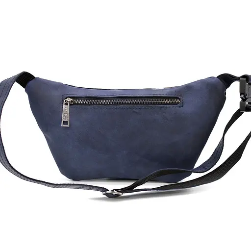 Кожаная мужская сумка на пояс TARWA 14х29х5 см sum0025992 - фото 9