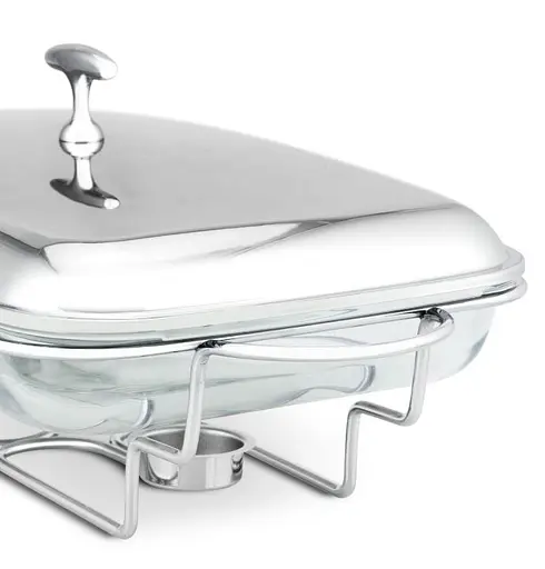 Мармит настольный подогреватель еды Edenberg EB-1441 прямоугольный 3 л термостойкая стеклянная посуда - фото 2