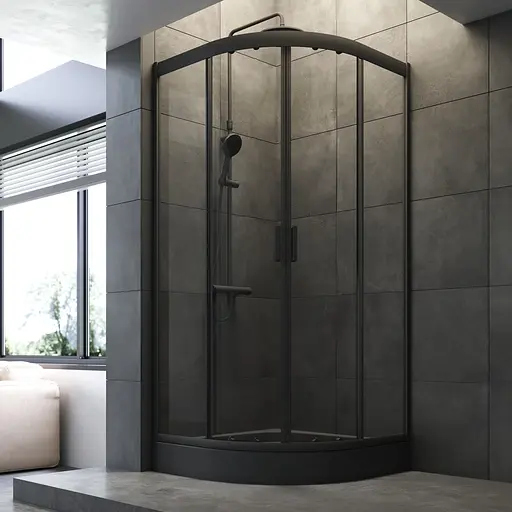 Душевая кабина AM.PM Gem 1/4 Round W90UG-401-9090-BT - фото 5