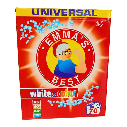 Пральний порошок універсальний засіб для прання Emma’s Best 3.85кг 70 прань Washing Powder All Textiles  - фото 2