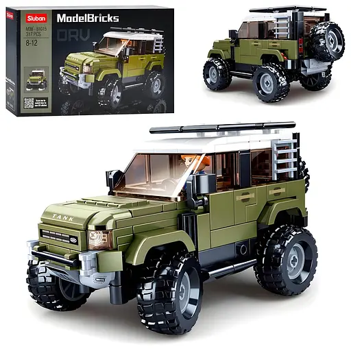 Конструктор джип Sluban Model Bricks на 317 деталей (M38-B1015) - фото 2