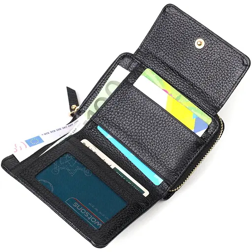 Кожаный женский кошелек Tony Bellucci 12.5х9х2.5 см acs0026995 - фото 4