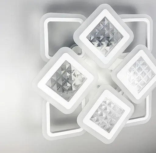 Світлодіодний світильник із RGB підсвіткою Line.F A 2723/4+4S RGB WH - фото 5