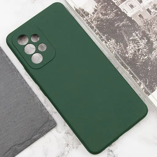 Чохол Silicone Cover Lakshmi Full Camera (AAA) для Samsung Galaxy A53 5G Зелений / Cyprus Green - фото 5
