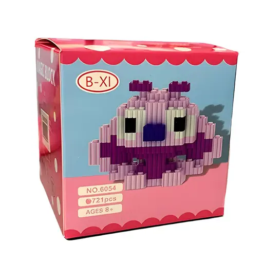 Дитячий конструктор Magic Blocks Стіч рожевий на 721 деталь (6054) - фото 3