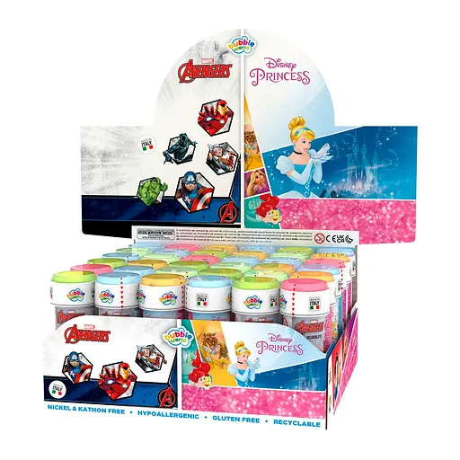 Мильні бульбашки "Принцеси/Месники" 60 ml (8007315885102) Микс - фото 1