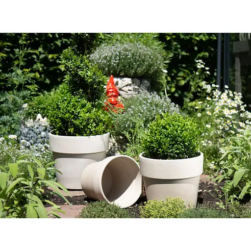 Вазон керамічний Spang Calima 19x18 см граніт (1055673) - фото 2