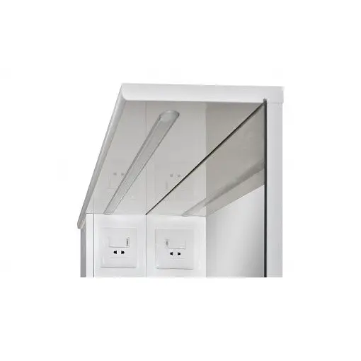 Дзеркало ПіК Сімпл із шафкою та LED підсвіткою 60 см праве Металік 30412 - фото 3