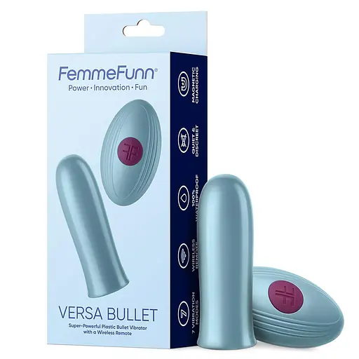 Вібромасажер Dreamtoys Femme Funn Bullet 8.1 см блакитний - фото 3