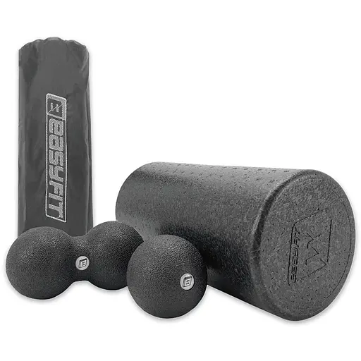 Набор для массажа EasyFit MioSet-L (2 мячика+ролик) (EF-2005-L) - фото 1