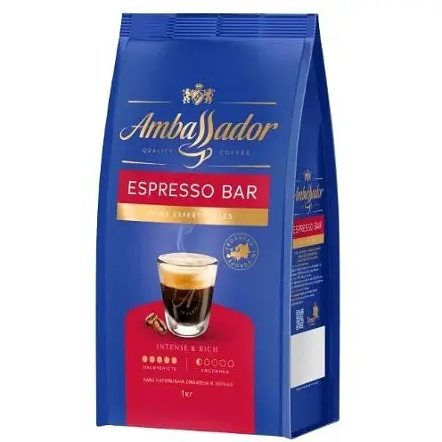 Кофе в зернах Ambassador Espresso Bar 1 кг - фото 1