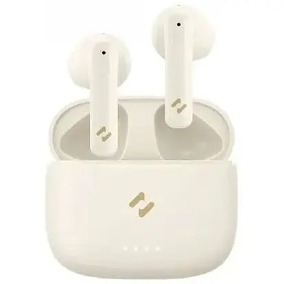 Наушники Havit беспроводные TW947 TWS бежевый bluetooth V5.3 микрофон динамики 13 мм зарядный кейс USB-C - фото 1