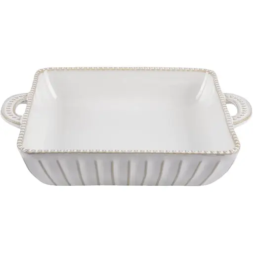 Форма Limited Edition Allegra Biege квадратна кам'яна кераміка 31.5х26х6 см (GJH011-31-2-129)