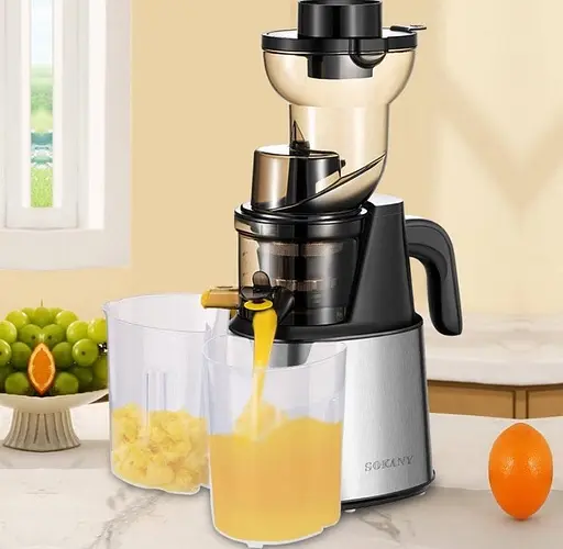 Соковыжималка мороженица шнековая Sokany SK-01010 800 Вт - фото 3