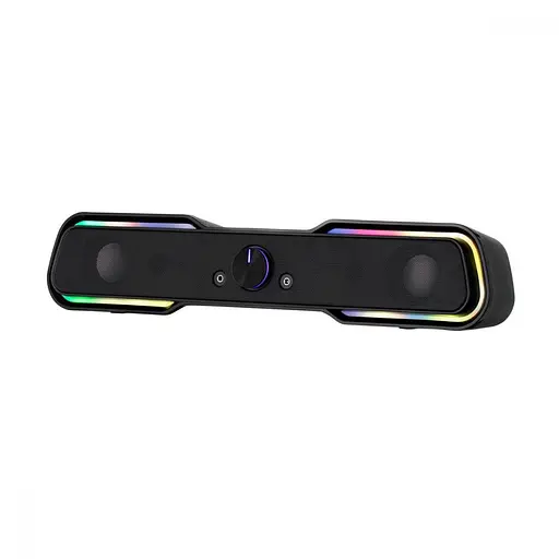 Саундбар 2E PCS101 RGB 2.0 USB Black (2E-PCS101BK) - фото 3