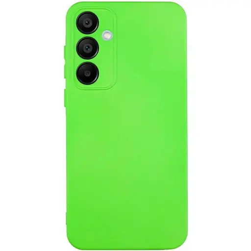 Чохол TPU Getman Liquid Silk Full Camera для Samsung Galaxy S23 FE Салатовий / Neon Green