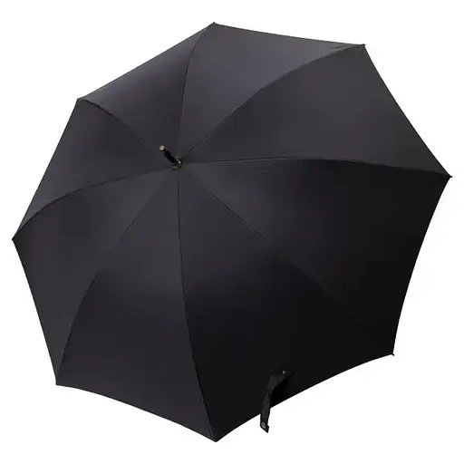 Парасоля-тростина Yiwu HP-23-6B складна напівавтомат 124 см чорна - фото 2