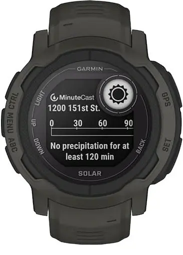 Смарт-годинник Garmin Instinct Crossover Solar Graphite (010-02730-11/01) - фото 7