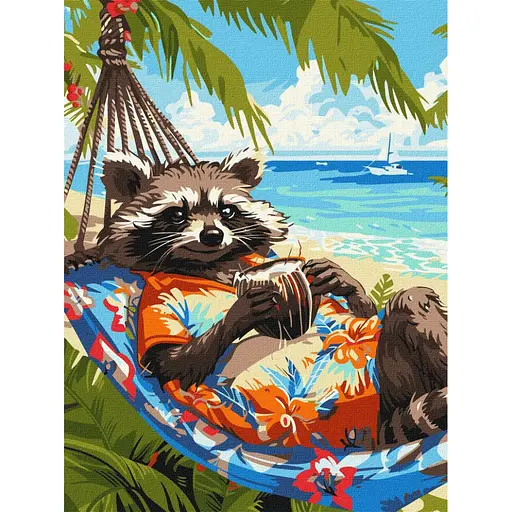 Картина за номерами "Тропічний відпочинок" ©art_selena_ua Ідейка KHO6652, 30х40 см - фото 1