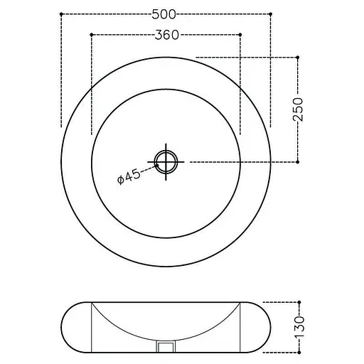 Умивальник Jaquar Fusion 50 FSS-WHT-29901, Білий - фото 2