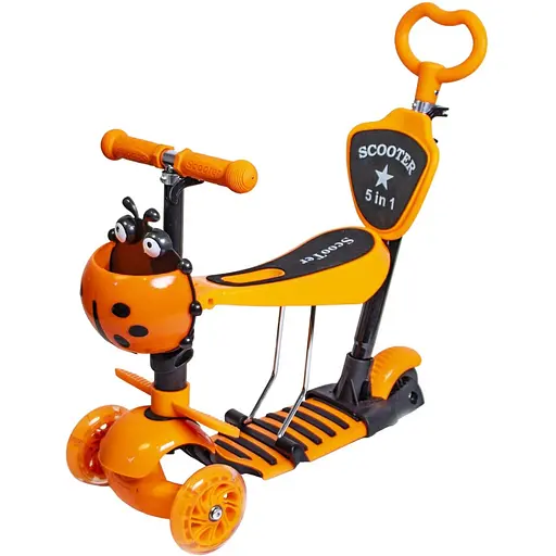 Самокат 5 в 1 Scale Sports Від 2-8 років Помаранчевий 000248253