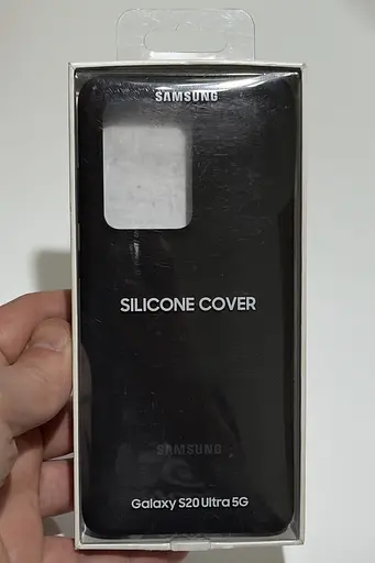 Оригінальний силіконовий чохол Silicone Cover для Samsung Galaxy S20 Ultra Black EF-PG988TBEGRU - фото 3