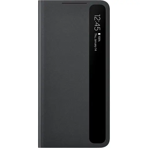 Оригінальний чохол-книжка Samsung для Galaxy S21 Black S-View Clear View Cover Smart EF-ZG991CBEGRU