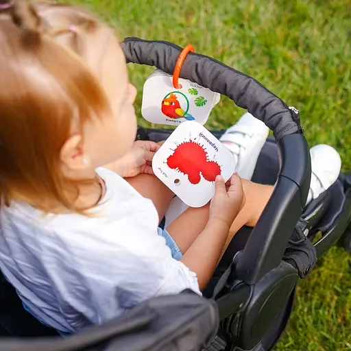 Детские обучающие карточки на кольце Vladi Toys Цвета Животные VT2000-01 - фото 5