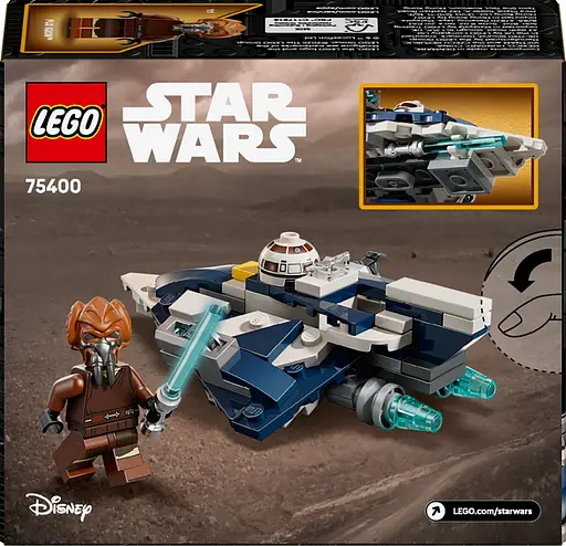 Конструктор LEGO Star Wars Джедайский звездный микроистребитель Пло Куна 89 деталей (75400) - фото 3