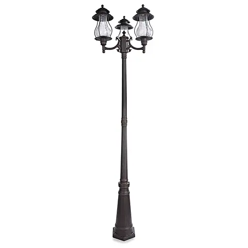 фонарь Brille столб для уличного освещения 60W GL-96 E-3 BK/Rust