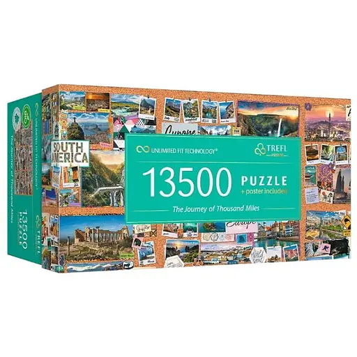 Пазл Trefl Безмежна колекція: Подорож на тисячу миль 13500 ел. (81025)