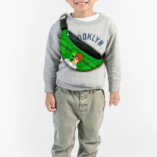 Набір дитячий Майнкрафт Кріпер "Minecraft" рюкзак 36х27см сумка-бананка, кружка з принтом для хлопчика (01663) - фото 3