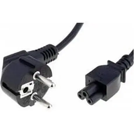 Кабель живлення 2E 1.8 м 0.75 мм Cee 7/7 Iec C5 для ноутбука 3 піни