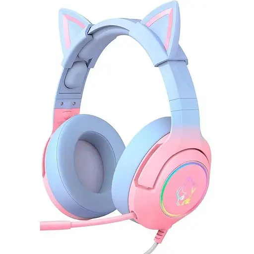Наушники Onikuma Gaming CAT Gradient with RGB K9 3.5mm - фото 1