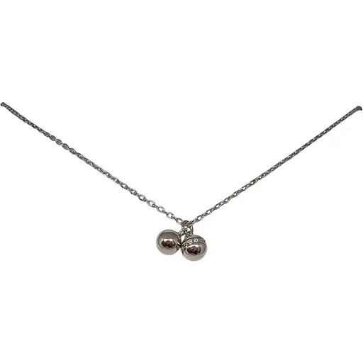 Серебряное колье Аметист Шарики с фианитами 1231500