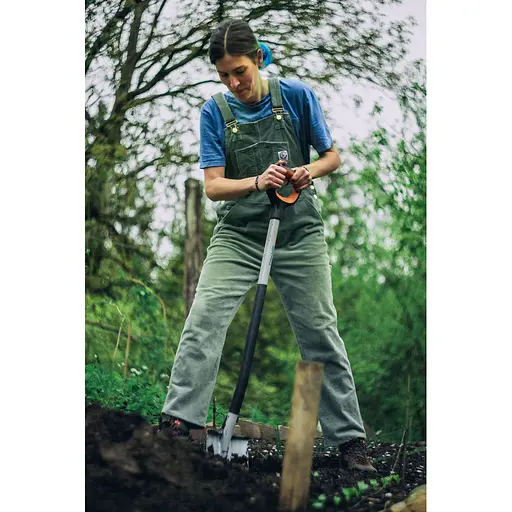 Лопата штыковая заостренная Fiskars Xact™ 120 см со школой (1066729) - фото 8