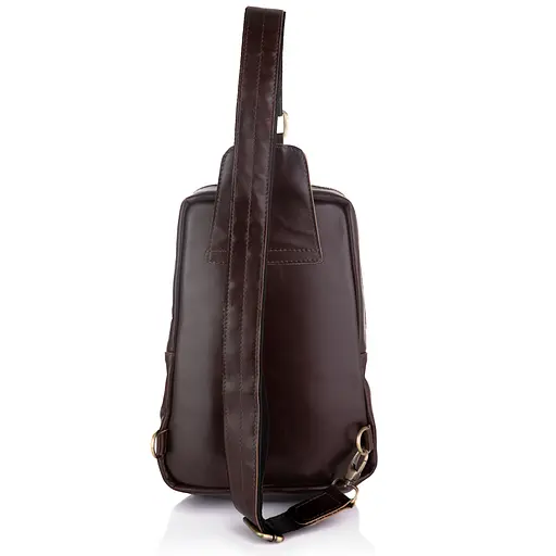 Чоловіча шкіряна сумка-слінг Newery 31х20х10 см sum0022249 - фото 3