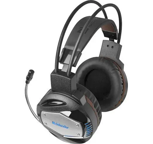 Ігрові навушники Defender Warhead G-500 2.5м (Чорно-коричневі) - фото 6