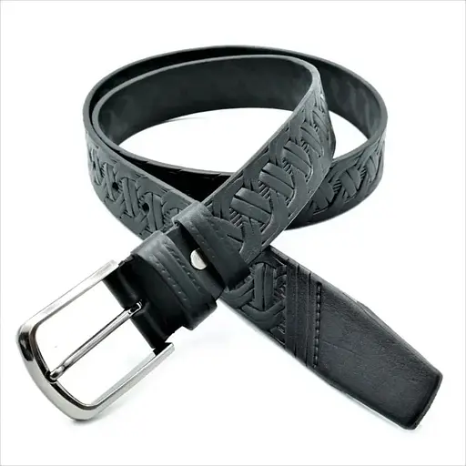 Ремінь шкіряний Le-Mon чоловічий 115-120х3,3 см acs0023749 - фото 1