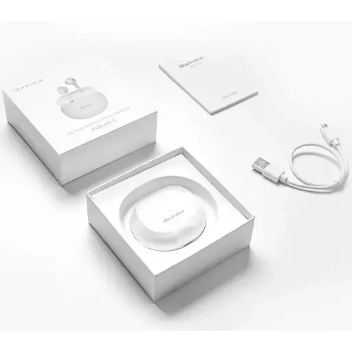 Наушники TWS Blackview AirBuds 6 White - фото 7