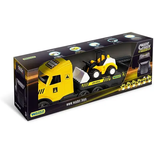 Машинка Wader Magic Truck Technic з бульдозером (36431) - фото 2