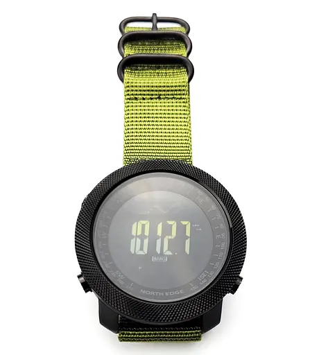 Ремешок тканевой зеленый размер 24 - фото 4