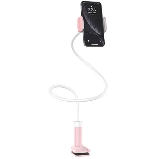 Тримач настільний Hoco PH23 Balu Pink white - фото 3