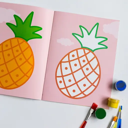 Тактильна розмальовка. Фрукти та ягоди - фото 6