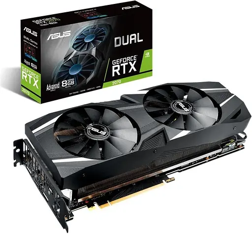 Видеокарта ASUS RTX 2070 8Gb Dual (DUAL-RTX2070-8G) (GDDR6, 256 bit, PCI-E 3.0 x16) Б/у - фото 5