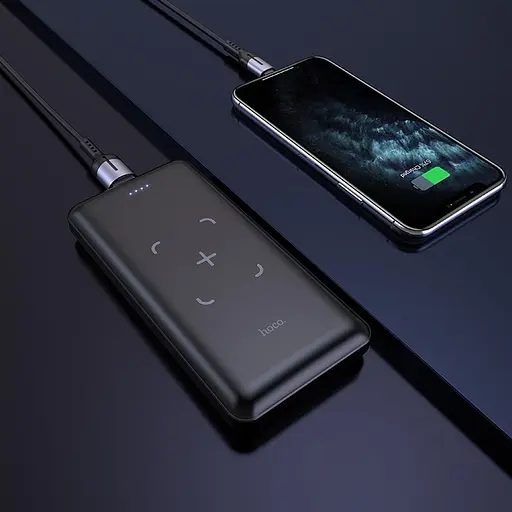 Зовнішній акумулятор Hoco Surf J50 10000mAh 10W Black (130187) - фото 4
